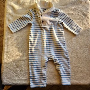 Janie and Jack One Pieces Janie & Jack Striped Elephant Onesie 6 to 12 months